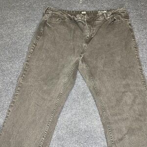 DKNY Jeans Mens 40x32 Gray Duane Straight Fit Denim Straight Leg Pants Casual